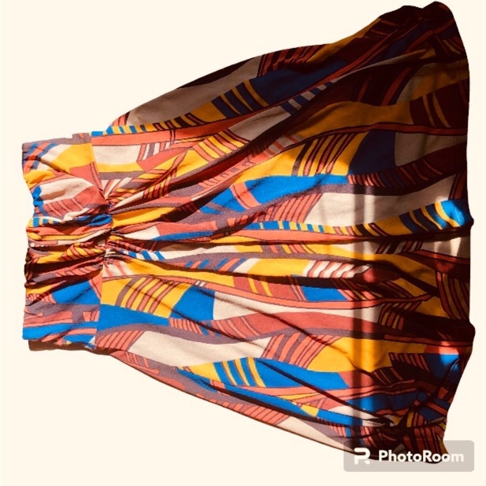 70’s Geo~Patterned Tunic Dress